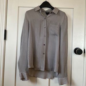 Collared relaxed fit Theory blouse